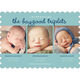 Lagoon Introducing Triplets Photo Birth Announcements Image 6 of 6